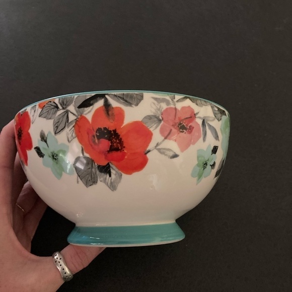 2 The Pioneer Woman Flea Market Floral Bowls In Great Used Condition. - Picture 13 of 14